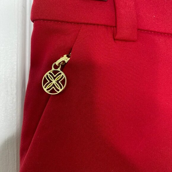 NWT - Lilly Pulitzer Malbec Red Ana High Rise Pant #017387, Size 0 #359 - Picture 7 of 15